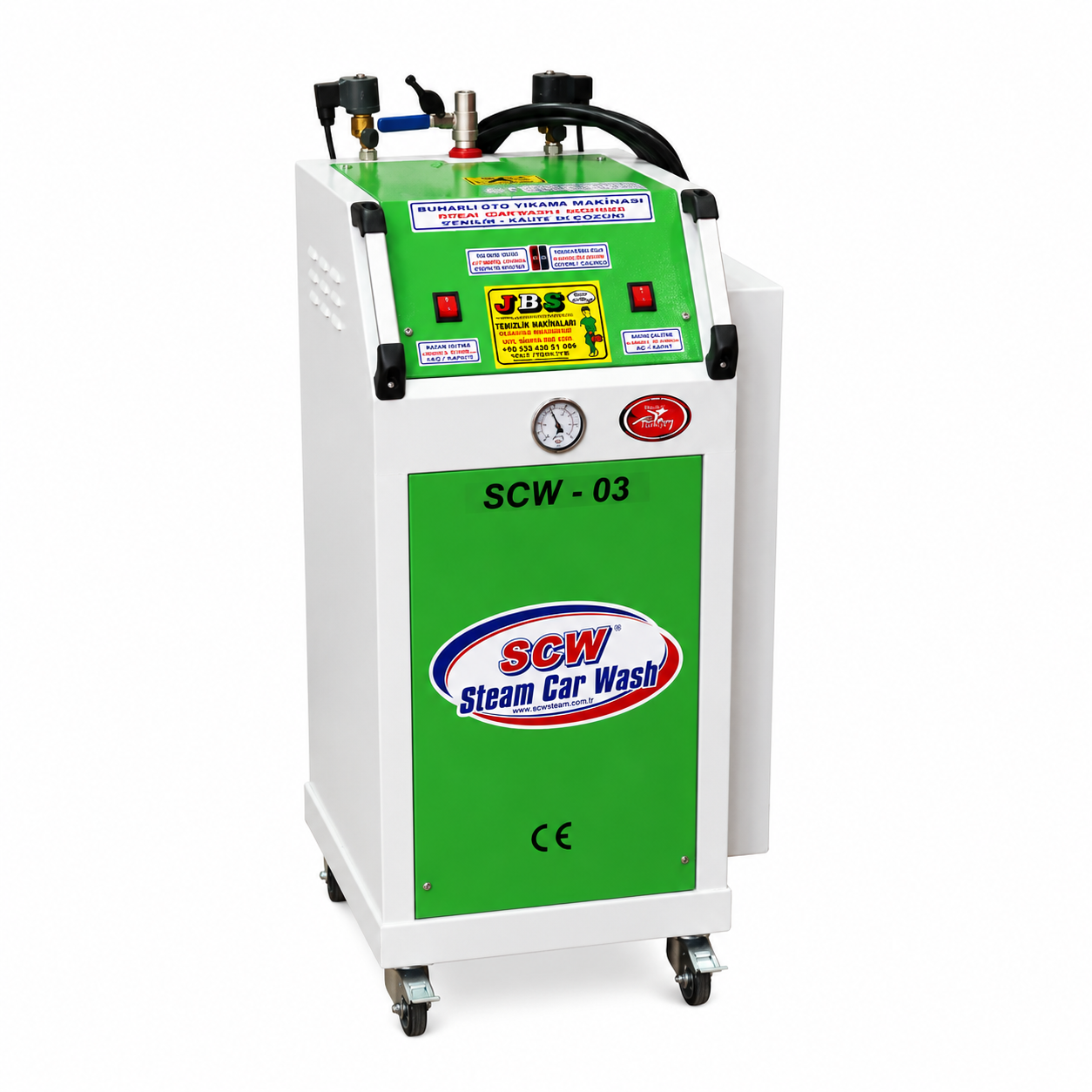 Buharlı Oto Yıkama Makinası SCW 02 galeri görseli